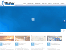 Tablet Screenshot of metallbau-hasler.ch